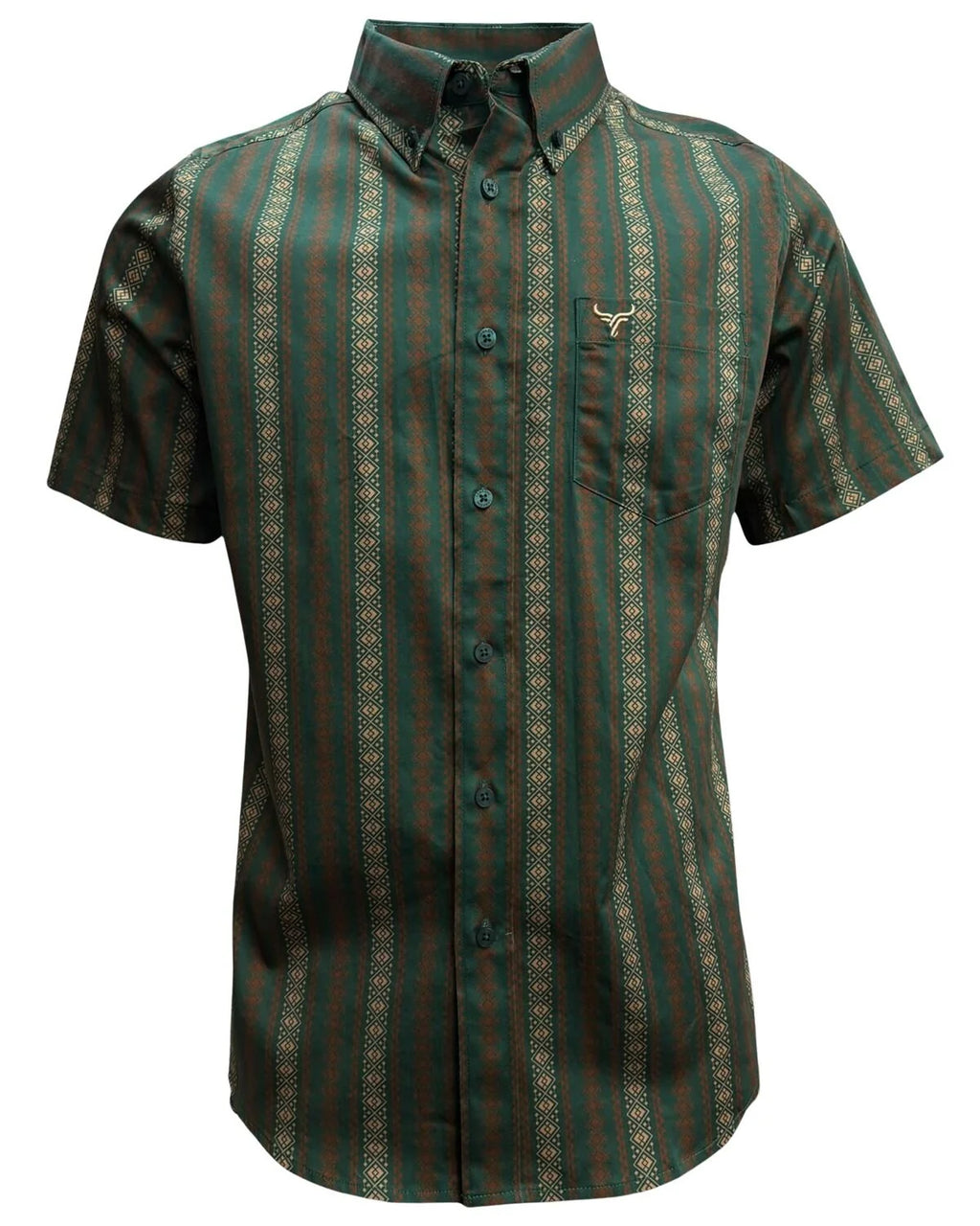 Lamasini - Western Cut Shirt Green 2048 LAM-3947