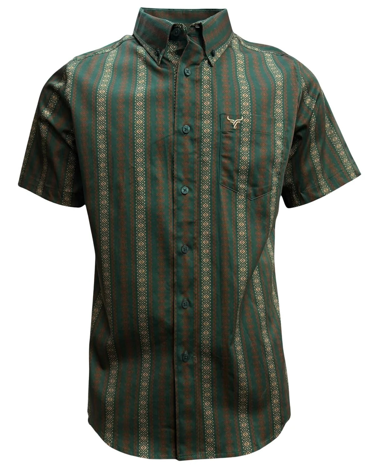 Lamasini - Western Cut Shirt Green 2048 LAM-3947