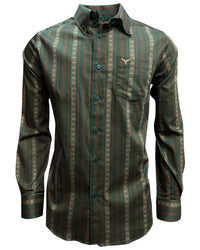 Lamasini - Western Cut Shirt Green 2048 LAM-3947