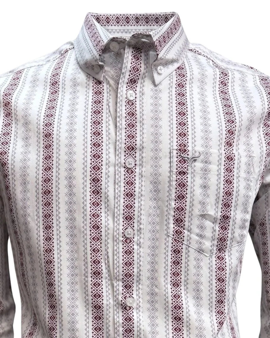 Lamasini - Stretch Fit Shirt White 2048 LAM-3945