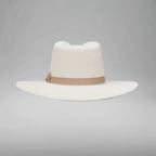 Fedora 50X Indiana Style (50% Wool 50% Buffalo Fur) Fur Felt Hat - Bone - OriginalWestern.com