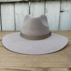 Fedora 50X Indiana Style (50% Wool 50% Buffalo Fur) Fur Felt Hat-Light Brown - OriginalWestern.com
