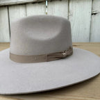 Fedora 50X Indiana Style (50% Wool 50% Buffalo Fur) Fur Felt Hat-Light Brown - OriginalWestern.com