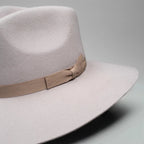 Fedora 50X Indiana Style (50% Wool 50% Buffalo Fur) Fur Felt Hat-Light Brown - OriginalWestern.com