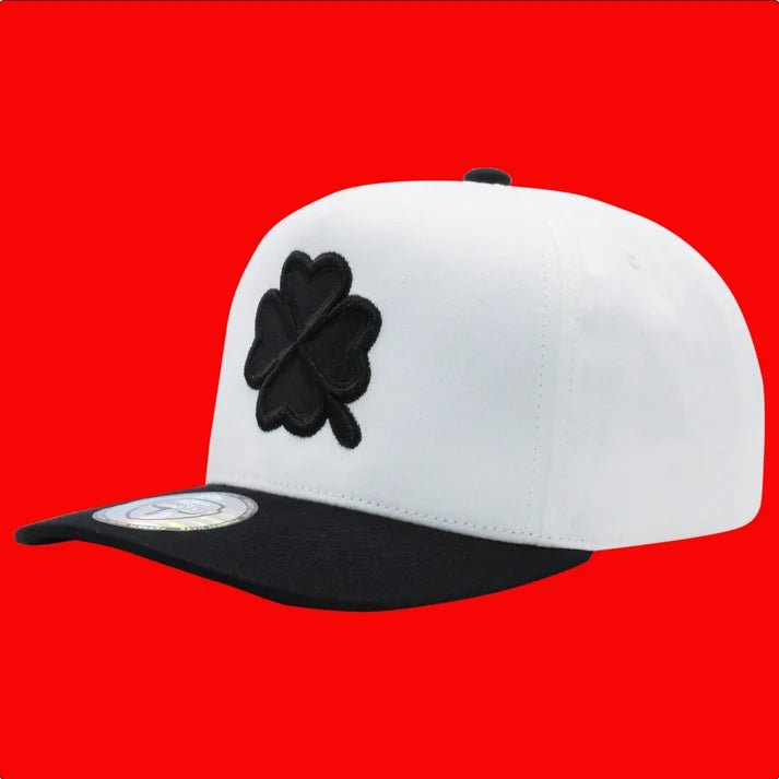 FERRETI HATS PREMIUM FT09 Trebol Baseball Cap For Men - Black/White - OriginalWestern.com