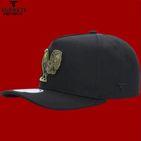 FERRETI HATS PREMIUM FT108 Metal Rooster - Black - OriginalWestern.com