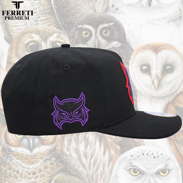 FERRETI HATS PREMIUM FT109 The Owl - Black - OriginalWestern.com