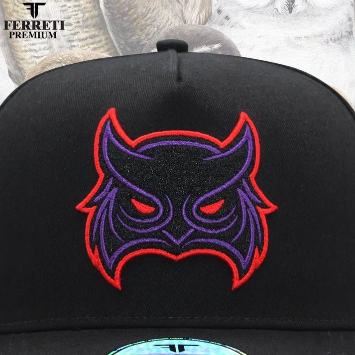 FERRETI HATS PREMIUM FT109 The Owl - Black - OriginalWestern.com
