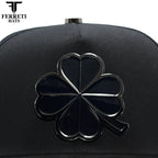 FERRETI HATS PREMIUM FT116BB The Lucky Black on Black Baseball Cap For Men - OriginalWestern.com