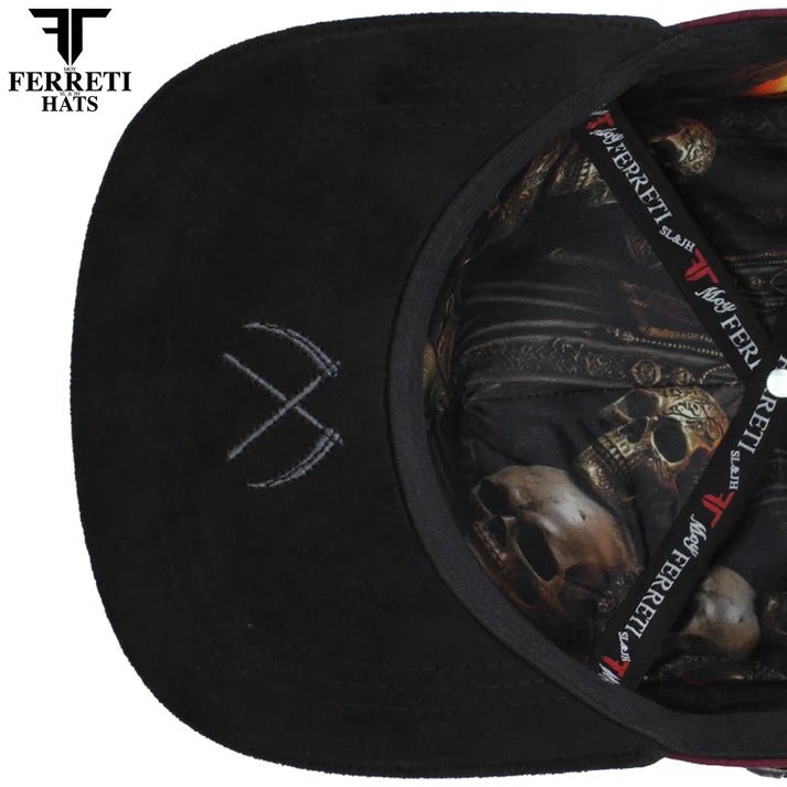 FERRETI HATS PREMIUM FT124 Death Came - Wine - OriginalWestern.com