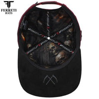 FERRETI HATS PREMIUM FT124 Death Came - Wine - OriginalWestern.com