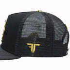 FERRETI HATS PREMIUM FT144M The Horse Mesh Baseball Cap For Men - Black - OriginalWestern.com