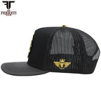 FERRETI HATS PREMIUM FT145M Mexico Shield Baseball Cap For Men - Black - OriginalWestern.com