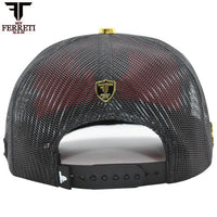 FERRETI HATS PREMIUM FT145M Mexico Shield Baseball Cap For Men - Black - OriginalWestern.com