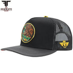 FERRETI HATS PREMIUM FT145M Mexico Shield Baseball Cap For Men - Black - OriginalWestern.com