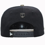FERRETI HATS PREMIUM FT146 Silver Rooster Baseball Cap For Men- Black - OriginalWestern.com