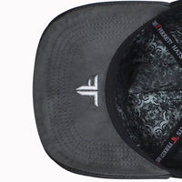 FERRETI HATS PREMIUM FT146 Silver Rooster Baseball Cap For Men- Black - OriginalWestern.com