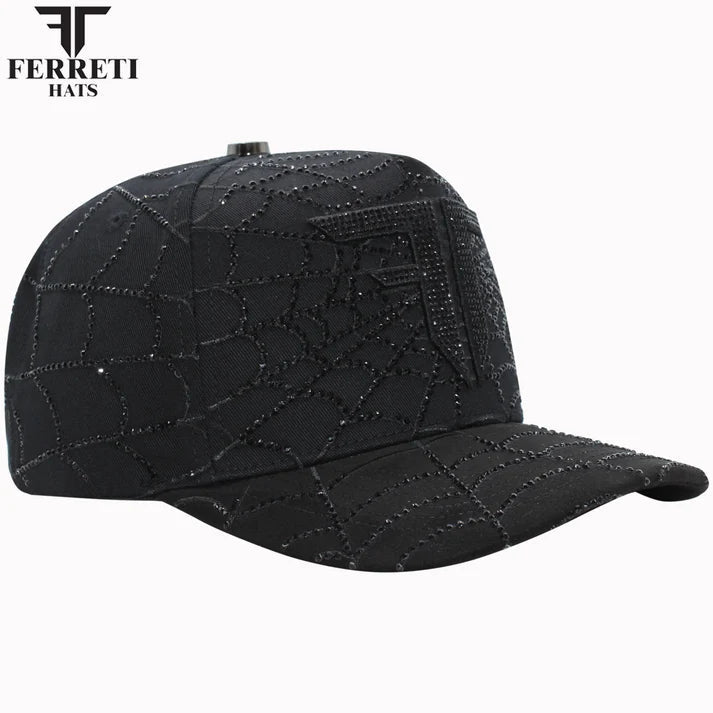 FERRETI HATS PREMIUM FT149 Spider - Black - OriginalWestern.com