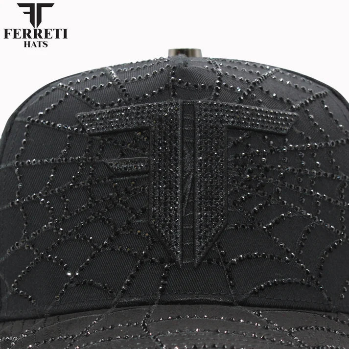 FERRETI HATS PREMIUM FT149 Spider - Black - OriginalWestern.com