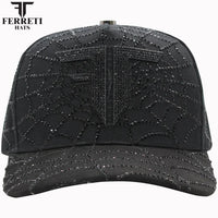 FERRETI HATS PREMIUM FT149 Spider - Black - OriginalWestern.com