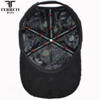 FERRETI HATS PREMIUM FT149 Spider - Black - OriginalWestern.com