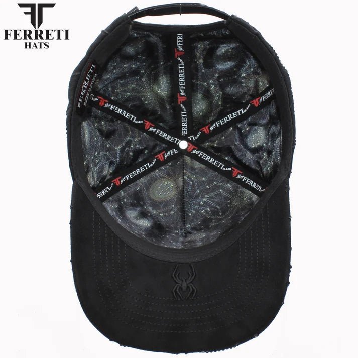 FERRETI HATS PREMIUM FT149 Spider - Black - OriginalWestern.com