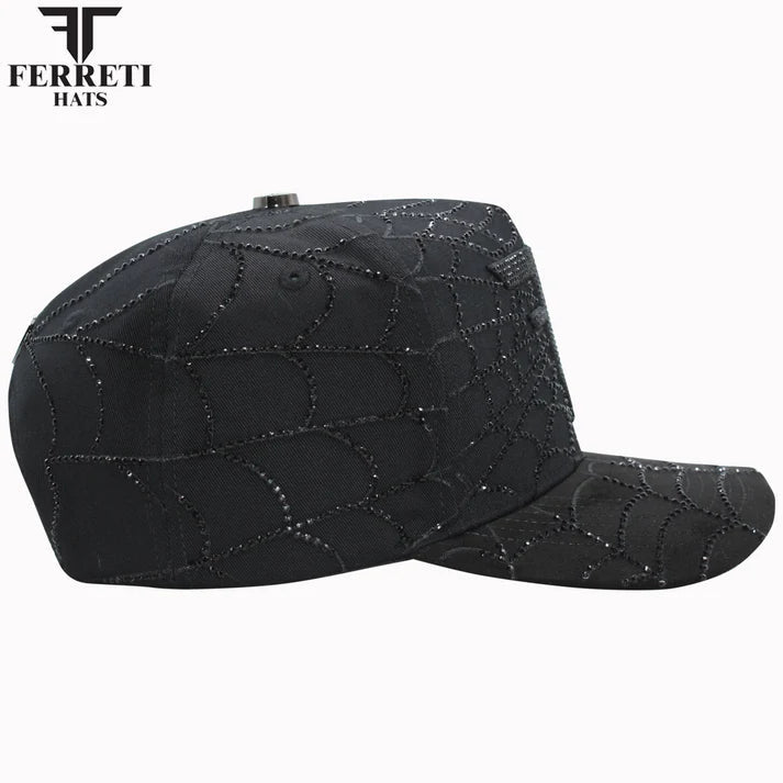 FERRETI HATS PREMIUM FT149 Spider - Black - OriginalWestern.com