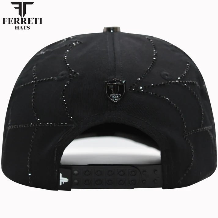 FERRETI HATS PREMIUM FT149 Spider - Black - OriginalWestern.com