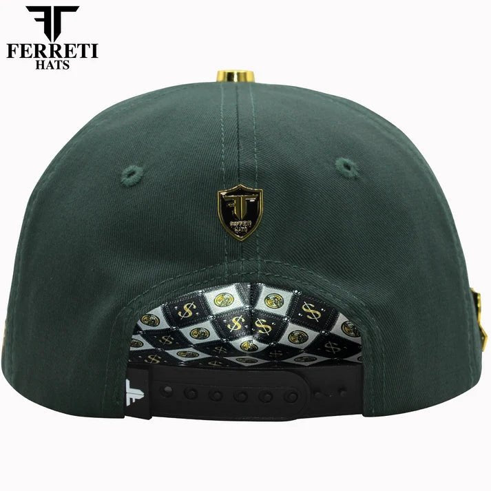 FERRETI HATS PREMIUM FT150 The Winner Baseball Cap For Men - Green - OriginalWestern.com