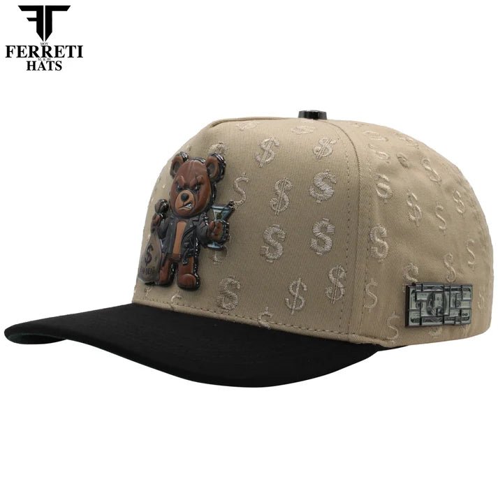 FERRETI HATS PREMIUM FT157 St. Jude Baseball Cap For Men- Beige - OriginalWestern.com