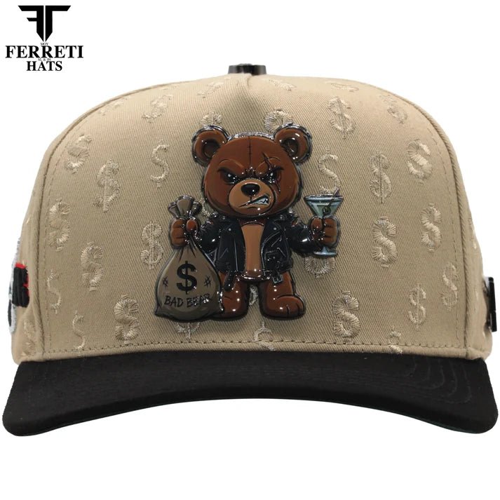 FERRETI HATS PREMIUM FT157 St. Jude Baseball Cap For Men- Beige - OriginalWestern.com
