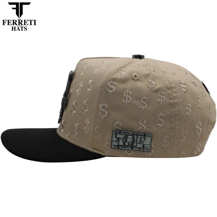 FERRETI HATS PREMIUM FT157 St. Jude Baseball Cap For Men- Beige - OriginalWestern.com