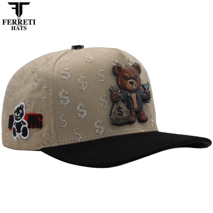 FERRETI HATS PREMIUM FT157 St. Jude Baseball Cap For Men- Beige - OriginalWestern.com