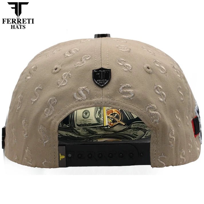 FERRETI HATS PREMIUM FT157 St. Jude Baseball Cap For Men- Beige - OriginalWestern.com