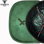 FERRETI HATS PREMIUM FT157 St. Jude Baseball Cap For Men- Green - OriginalWestern.com