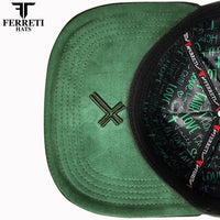 FERRETI HATS PREMIUM FT157 St. Jude Baseball Cap For Men- Green - OriginalWestern.com