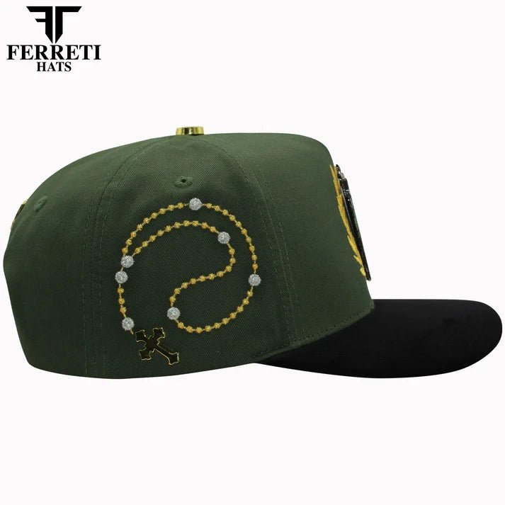 FERRETI HATS PREMIUM FT157 St. Jude Baseball Cap For Men- Green - OriginalWestern.com