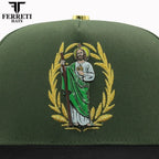 FERRETI HATS PREMIUM FT157 St. Jude Baseball Cap For Men- Green - OriginalWestern.com