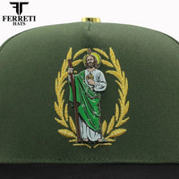 FERRETI HATS PREMIUM FT157 St. Jude Baseball Cap For Men- Green - OriginalWestern.com