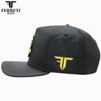 FERRETI HATS PREMIUM FT163 Mexico Shield Baseball Cap For Men - Black - OriginalWestern.com