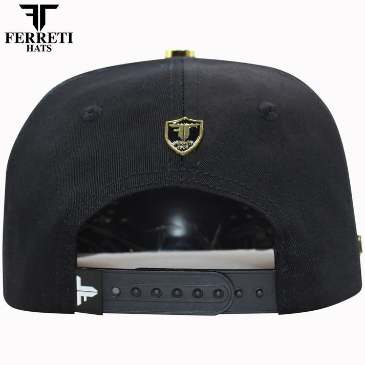 FERRETI HATS PREMIUM FT164CHI Chihuahua Baseball Cap For Men - Black - OriginalWestern.com