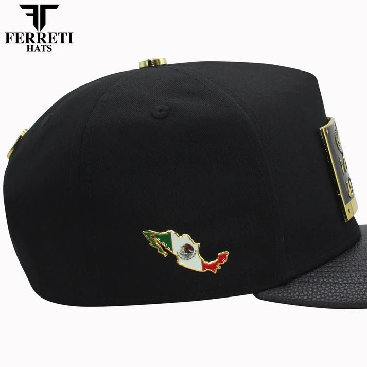 FERRETI HATS PREMIUM FT164CHI Chihuahua Baseball Cap For Men - Black - OriginalWestern.com