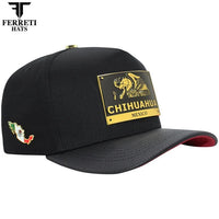 FERRETI HATS PREMIUM FT164CHI Chihuahua Baseball Cap For Men - Black - OriginalWestern.com