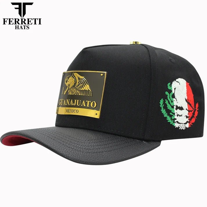 FERRETI HATS PREMIUM FT164GUA Guanajuato Baseball Cap For Men - Black - OriginalWestern.com