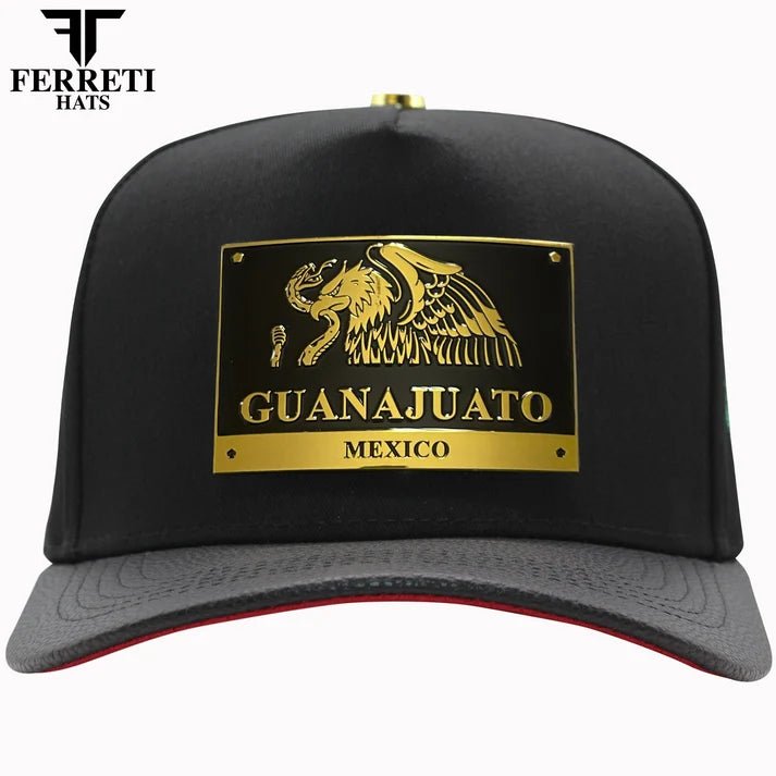 FERRETI HATS PREMIUM FT164GUA Guanajuato Baseball Cap For Men - Black - OriginalWestern.com