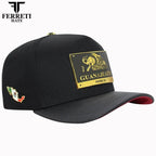 FERRETI HATS PREMIUM FT164GUA Guanajuato Baseball Cap For Men - Black - OriginalWestern.com