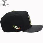 FERRETI HATS PREMIUM FT164OAX Oaxaca Men's Baseball Cap - Black - OriginalWestern.com