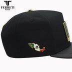 FERRETI HATS PREMIUM FT164OAX Oaxaca Men's Baseball Cap - Black - OriginalWestern.com