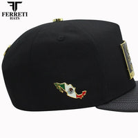 FERRETI HATS PREMIUM FT164OAX Oaxaca Men's Baseball Cap - Black - OriginalWestern.com