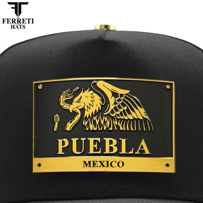 FERRETI HATS PREMIUM FT164PUE Puebla Baseball Cap for Men - Black - OriginalWestern.com